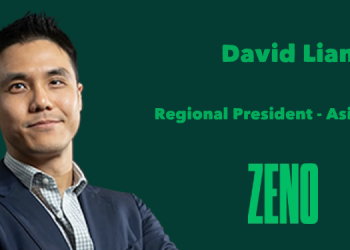 David Lian appointed Regional President of Zeno Group Asia Pacific