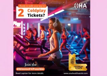 One Health Assist's new campaign urges netizens to inculcate the habit of tracking their health; offers Coldplay concert tickets