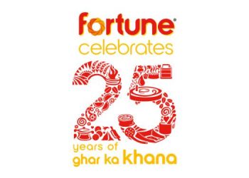 Adani Wilmar's Fortune Foods logo celebrates 25 years of serving Indian homes