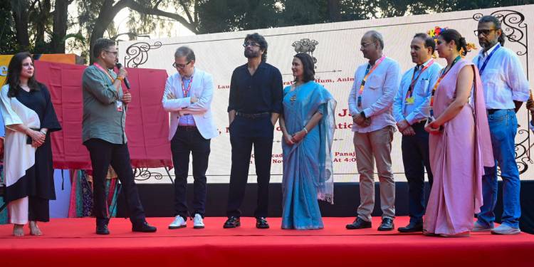 Superstar Nagarjuna launches Season 2 of the Celebrated Animated Series Krish, Trish, and Baltiboy: Bharat Hain Hum, at IFFI Goa