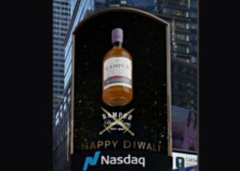 Radico Khaitan celebrated Diwali in Times Square through a 3D display
