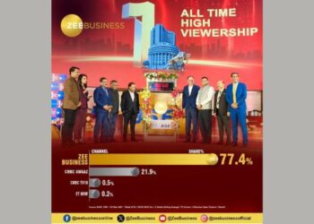 Zee Business Rings the Bell at BSE: Celebrating an Impressive 77.4% viewership market share achievement
