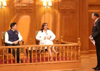 Jab They Met : "I rejected 'Animal' because my dates clashed with 'Chamkila': Parineeti Chopra; "It was because of 'Chamkila' that we met, had several rendezvous in Punjab and finally married": Raghav Chadha, in Aap Ki Adalat