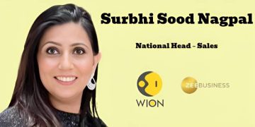 Surbhi Sood Nagpal named National Head – Sales for WION & Zee Business