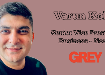Grey India appoints Varun Kohli as Senior Vice President, Business – North