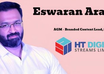 Eswaran Arasu joins HT Digital Streams as AGM – Branded Content Lead, South