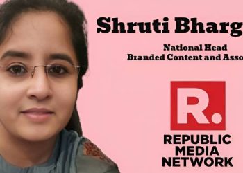 Shruti Bhargava Promoted to National Head – Branded Content and Associations at Republic Media Network