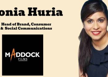 Sonia Huria joins Maddock Films as Head of Brand, Consumer, and Social Communications