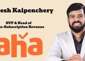 Umesh Kaipenchery named Senior Vice President and Head of Non-Subscription Revenue at aha