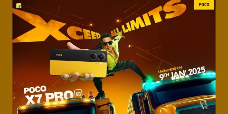 POCO teams up with Akshay Kumar ahead of POCO X7 Series launch on January 9th