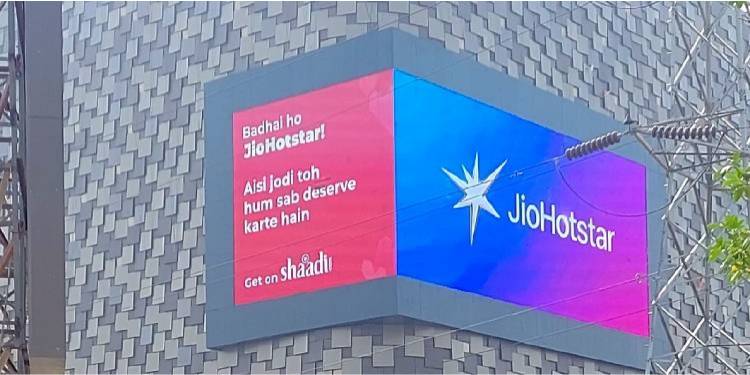 JioHotstar uses city billboards and digital platforms to create buzz around entry