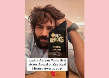 From Small-Town Dreamer to Bollywood Star: Kartik Aaryan Wins Big at Zee Real Heroes Awards presented by Zee News