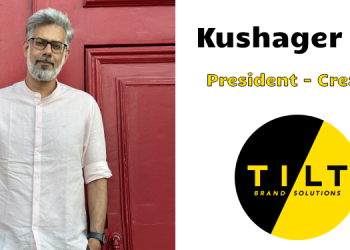 Kushager Tuli joins Tilt Brand Solutions as President – Creative