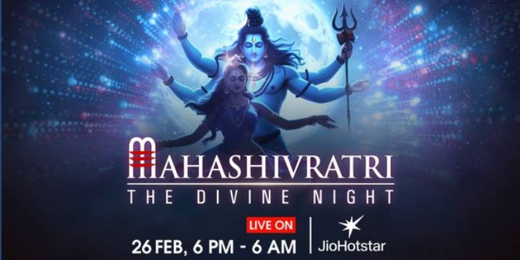 JioHotstar brings to Millions the grand celebration of ‘Mahashivratri: The Divine Night’ – A Special Live event on 26th February