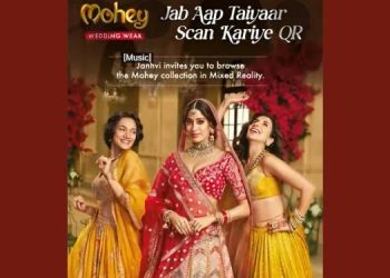 Mohey introduces India’s First Augmented Reality Print Ad for Wedding Fashion