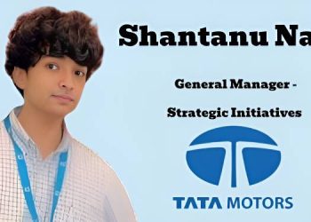 Shantanu Naidu appointed General Manager, Head – Strategic Initiatives at Tata Motors