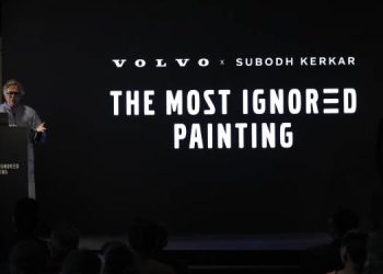 Volvo and artist Subodh Kerkar come together to deliver a striking message during National Road Safety Month