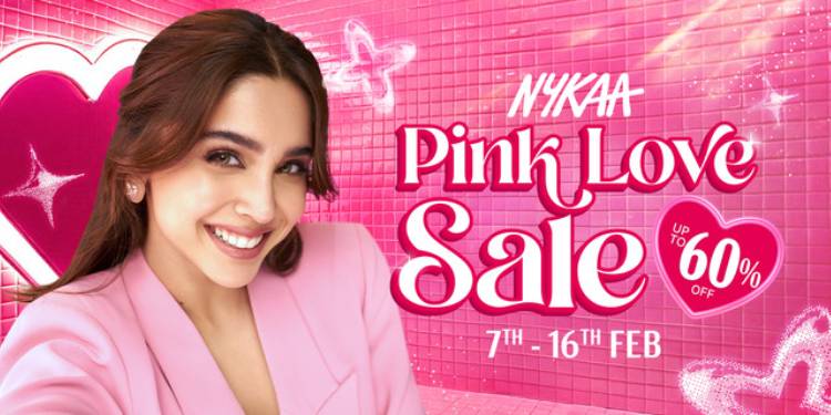 Nykaa’s Pink Love Sale Brings Back 2000s Glam with Sharvari