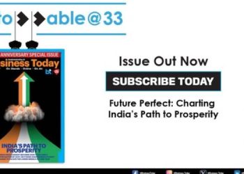 Business Today celebrates 33 years of excellence with the ‘Unstoppable@33’ special edition