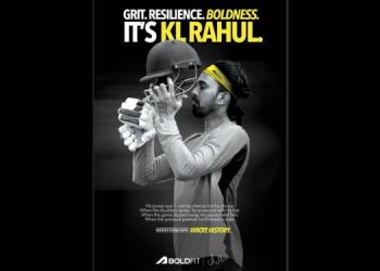 Boldfit honours KL Rahul’s resilience in a new campaign