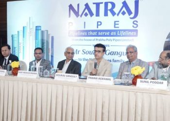 Natraj Pipes welcomes Sourav Ganguly to the Brand Family