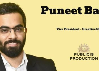 Puneet Bajaj joins Publicis Production as VP – Creative Strategy