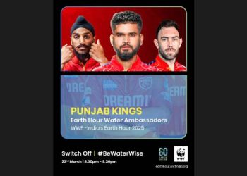 Punjab Kings joins WWF-India as Earth Hour Water Ambassadors to create The Biggest Hour for Earth this year