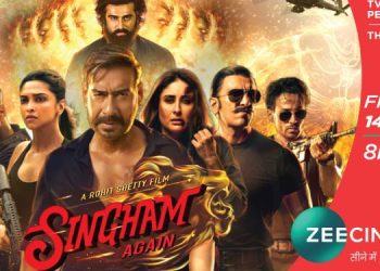 This Holi will be dhamakedaar with the World Television Premiere of Singham Again only on Zee Cinema