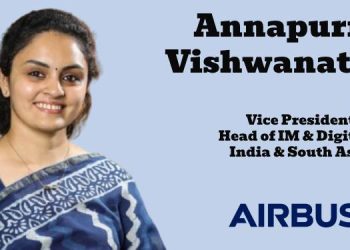 Annapurna Vishwanathan named VP, Head of IM & Digital – India & South Asia at Airbus