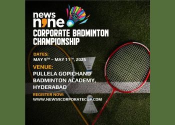 TV9 Network Launches News9 Corporate Badminton Championship to Challenge White-Collar Enthusiasts