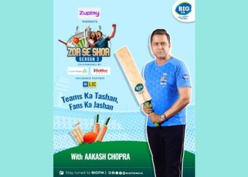 BIG FM ignites cricket mania with Zor Se Shor Season 3 featuring Aakash Chopra