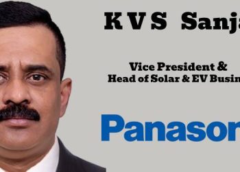 Panasonic Life Solutions India appoints K V S Sanjay as Vice President and Head of Solar & EV Business