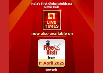 Live Times now on DD Free Dish channel No 100, expanding its nationwide reach