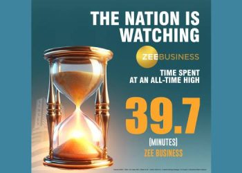 Zee Business tops viewership charts with 39.7 minutes ATSV, setting new Industry Benchmark