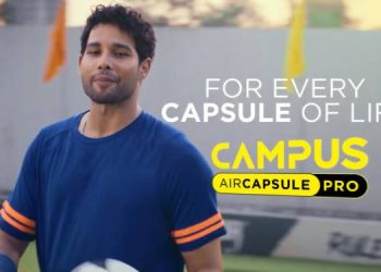 Campus Activewear launches Air Capsule Pro with new Campaign Film featuring Siddhant Chaturvedi