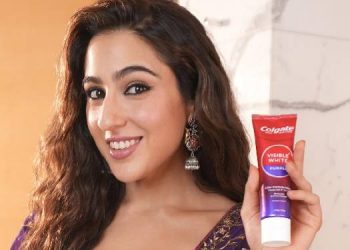 Sara Ali Khan unveils her ultimate beauty hack for a sparkling smile with Colgate Visible White Purple
