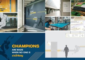 ABND completes the Spatial Branding project for FLAME University’s Arjuna Centre for Sports