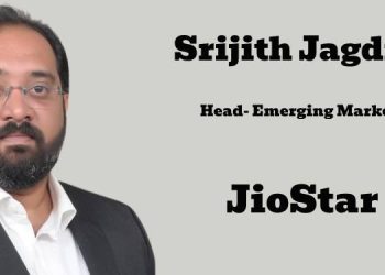Srijith Jagdish named Head of Emerging Markets for Entertainment Portfolio at JioStar