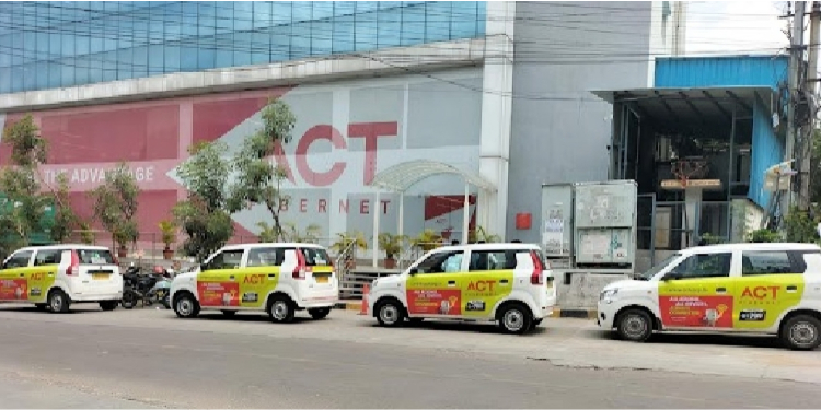 ACT Fibernet running a ‘Spot the Cab’ Insta contest in Hyderabad