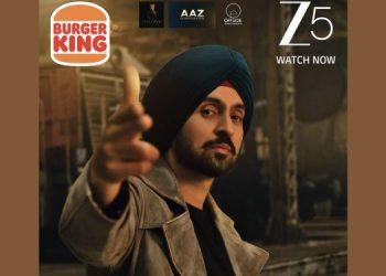 BURGER KING® India collaborates with ZEE5 for Detective Sherdil featuring Diljit Dosanjh