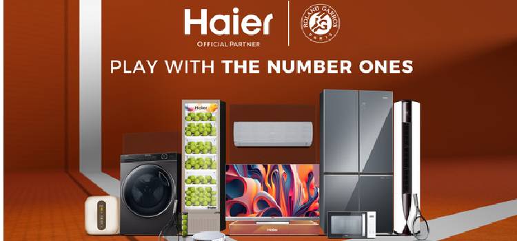 Haier India Strengthens Global Play with Roland-Garros 2025 Broadcast Partnership on SonyLIV