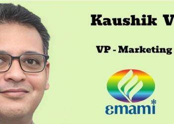 Emami promotes Kaushik V as Vice President - Marketing