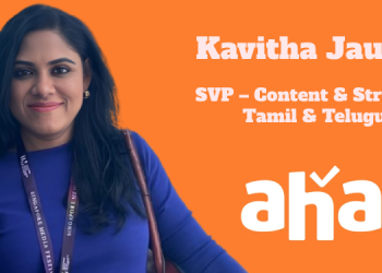 Kavitha Jaubin Elevated to SVP – Content & Strategy at aha Tamil & Telugu