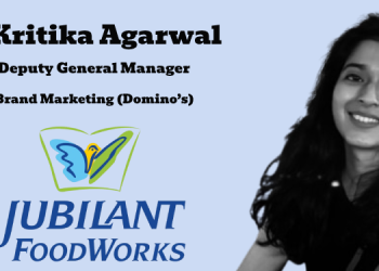 Kritika Agarwal promoted to Deputy General Manager – Brand Marketing (Domino’s) at Jubilant FoodWorks