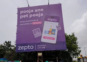 Zepto unveils quirky Gujarati OOH campaign across Ahmedabad with The Local Talk
