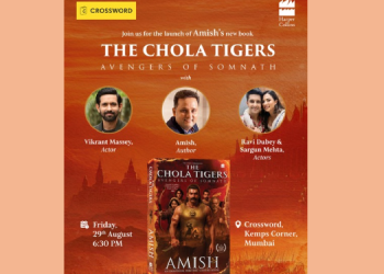 Amish Tripathi to unveil The Chola Tigers: Avengers of Somnath at Crossword Kemps Corner
