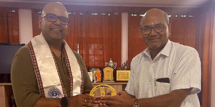 Assam University Felicitates Global VFX Specialist and Alumnus Sam Bhattacharjee