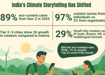 Gen Z Drives 89% of India’s Eco-Content as Nature Posts Surge 34%: WeNaturalists Report