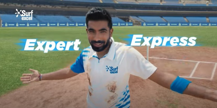HUL launches Surf Excel Matic Express with Jasprit Bumrah
