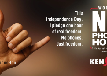 Kenstar urges citizens to switch off phones for an hour on 15 Aug to reconnect with loved ones